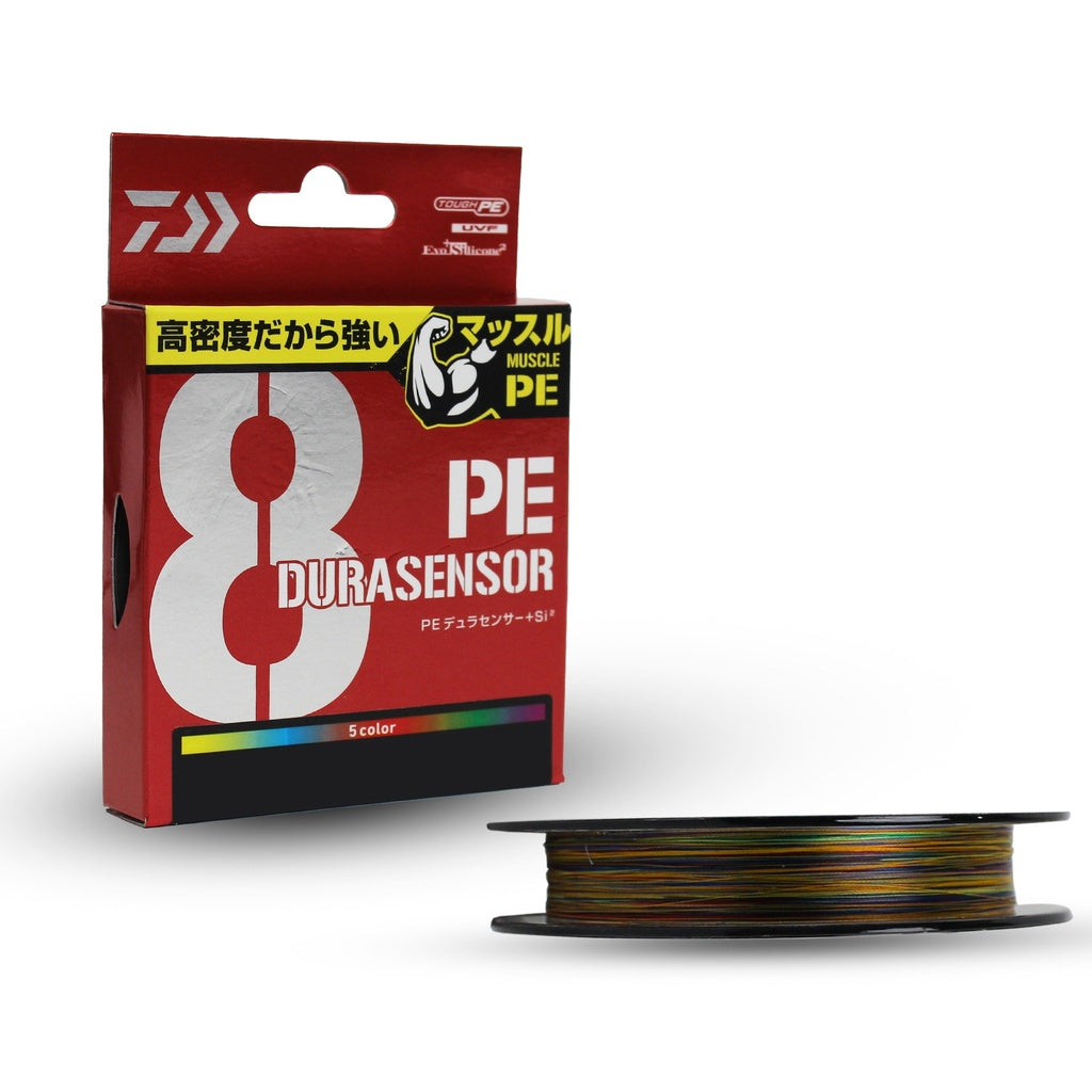 Daiwa Uvf Pe Durasensor X8 + Si2 5 Colour 200M (2, 35Lbs) (Pe Size: 2, Strength: 35Lbs)