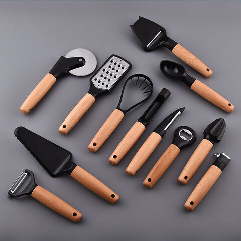 Fruit Carving Set, 13 Pieces - Beech Handle With Ps+420 Stainless Steel