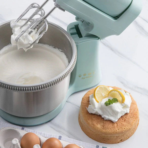 Bear Digital Stand Mixer With Stainless Steel Bowl Hand Mixer