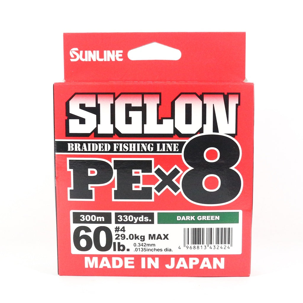 Sunline P.E Line X8 Siglon 300M Dg (25Lbs) (Strength: 25Lbs)