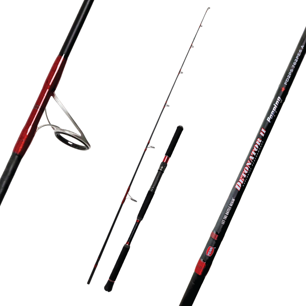 Penn Detonator 2 Spinning Rod A(21) (7'6'', Pd2Ps 762Pe6 A) ("Rod Length: 7'6''", 'Rod Model: Pd2Ps 762Pe6 A')