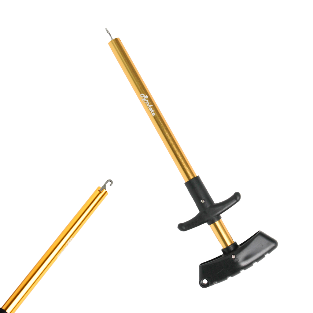 Rankaru T Type Aluminium Hook Remover Rx65 (Gold) (Colour: Gold)