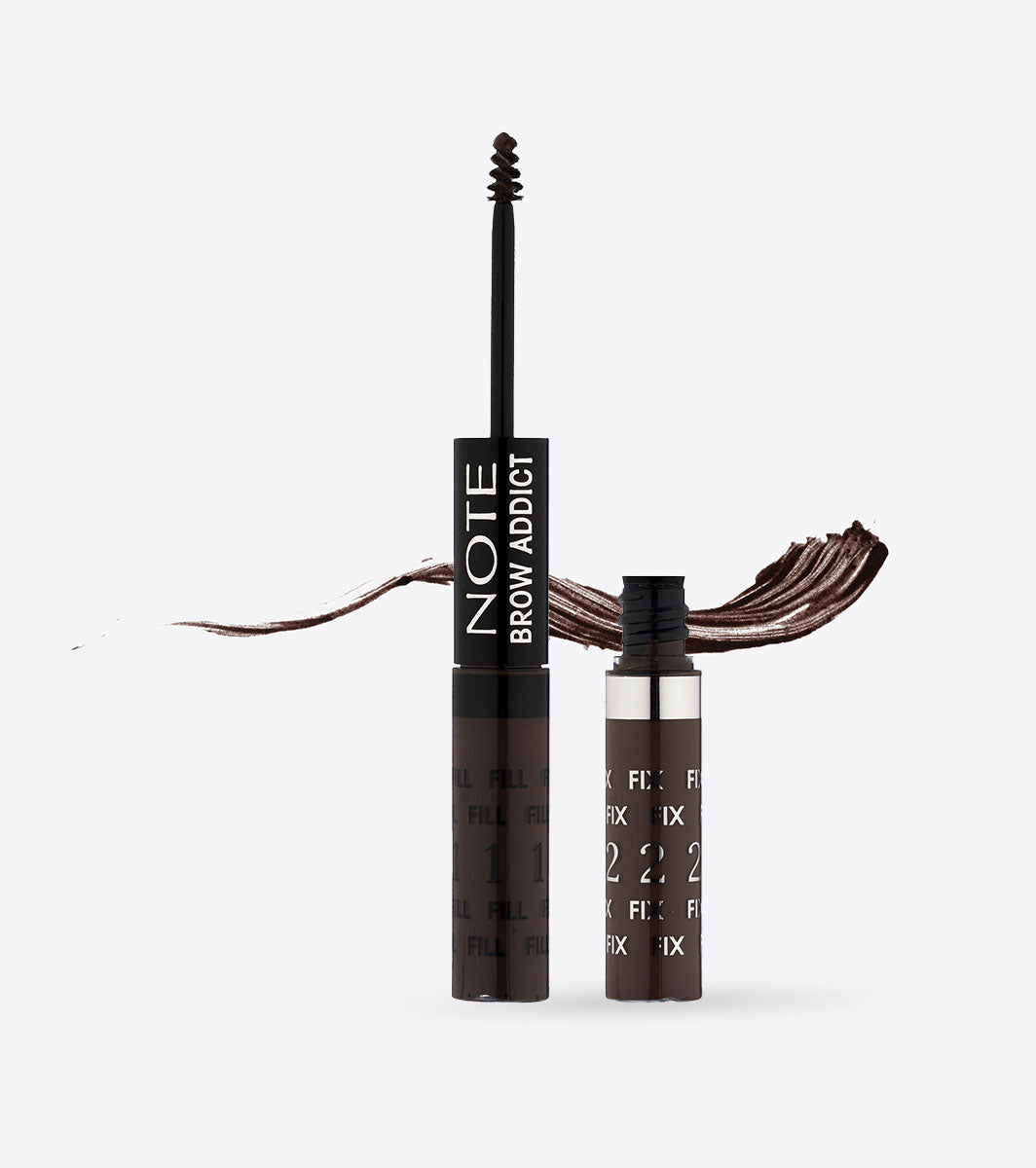 Note Brow Addict Tint & Shaping Gel Dark Brown 04
