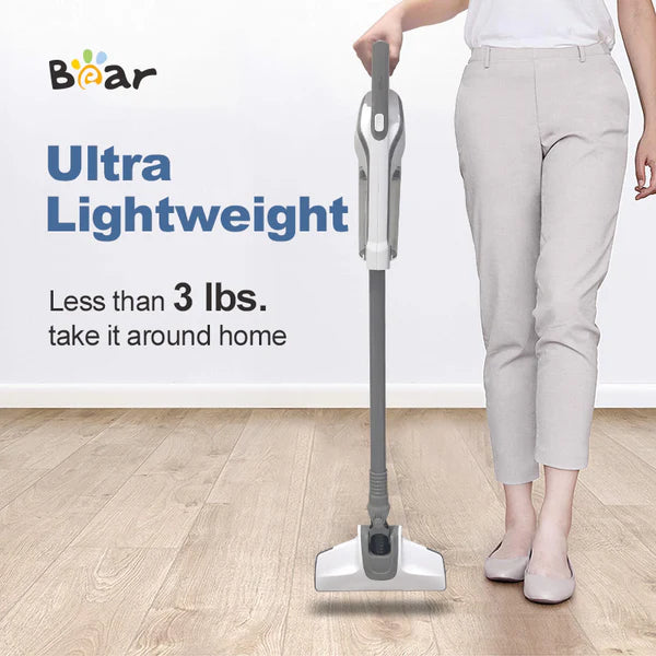 Bear Stick Vacuum Cleaner, Handheld Powerful Vacuum Cleaner With Dual Hose/ Usage