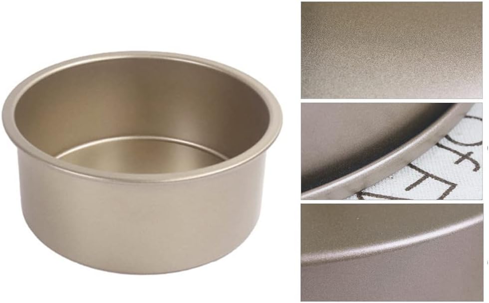 Aluminum 4-Inch Round Cake Pan (Gold)