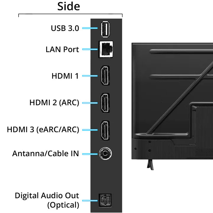 TCL V6C 4K HDR TV – 55″
