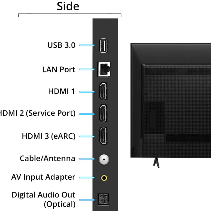 TCL P7K QLED 65″ 4K HDR Google TV