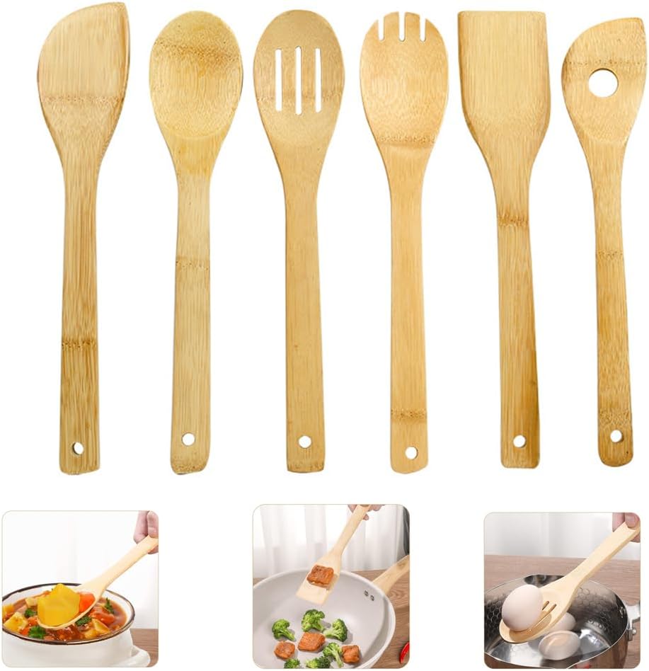 Kitchen Universal Bamboo 6 Pieces, 12-Inch