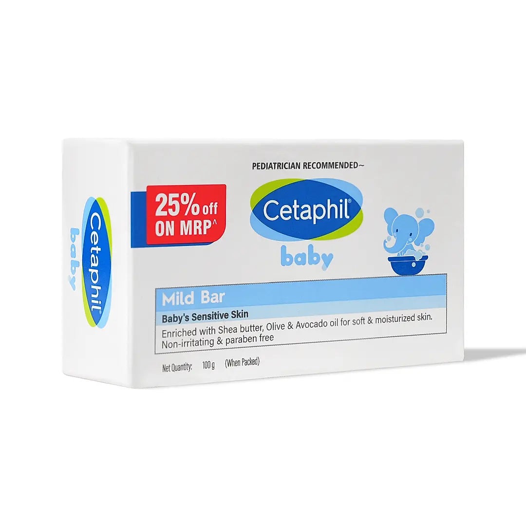 Cetaphil Baby Mild Bar For Baby's Sensitive Skin 100G