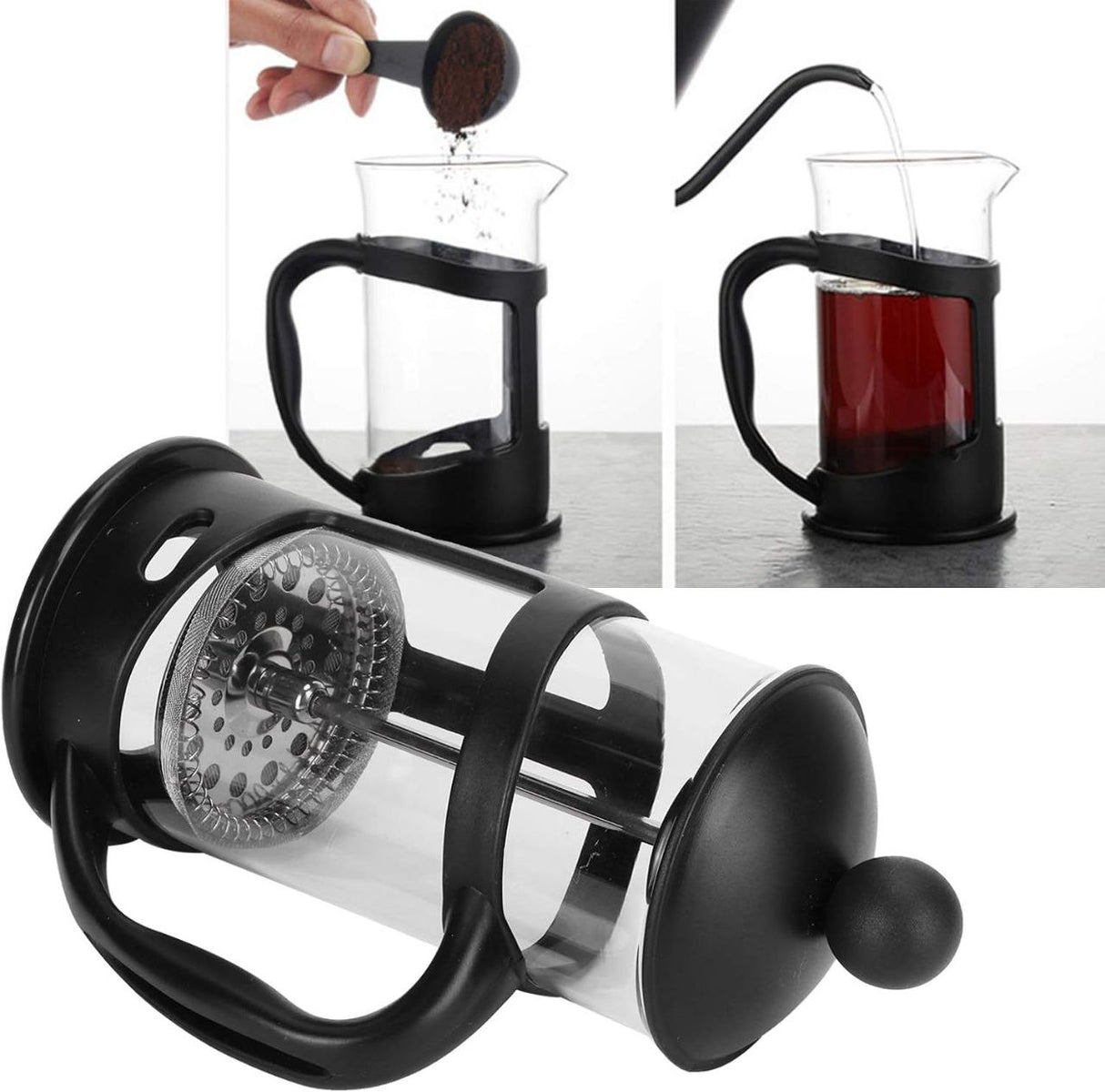 French Press Coffee Maker, 304 Grade Stainless Steel 1000ML