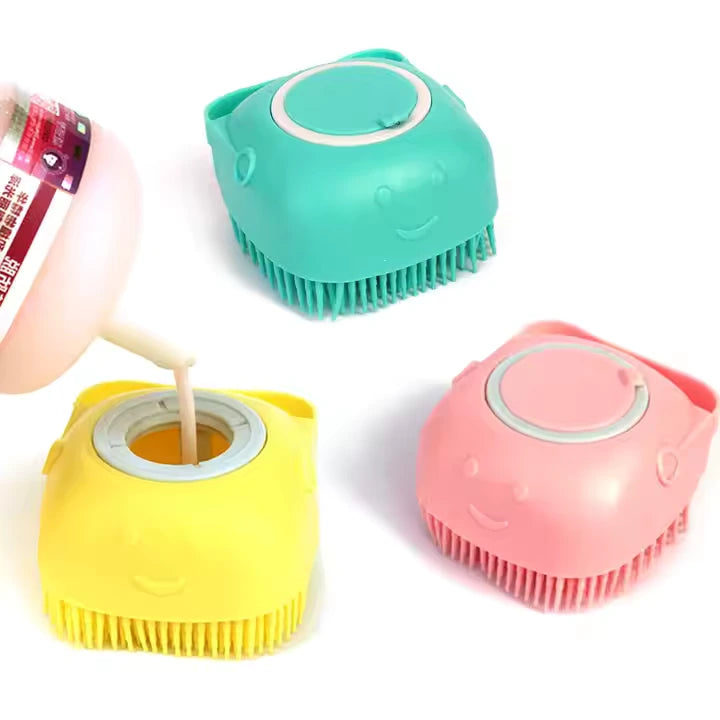 Multi Functional Silicone Pet Brush