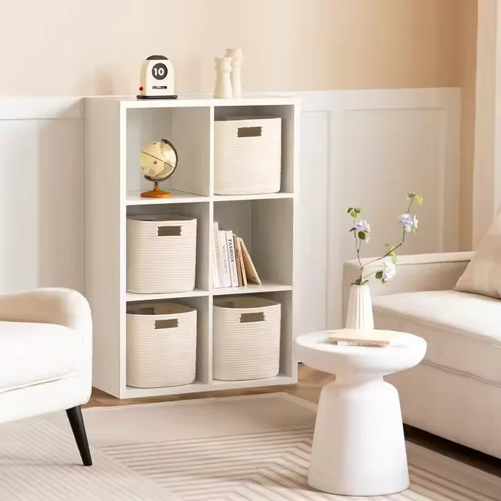 Cotton Rope Dirty Clothes Basket (3-Piece Set)