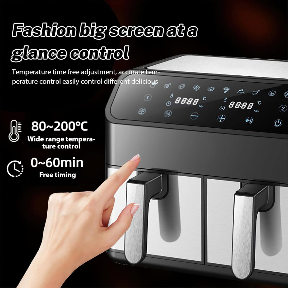 Double Drawer Double Pot Electric Oven