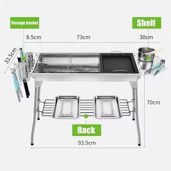 Stainless Steel Barbecue Stove