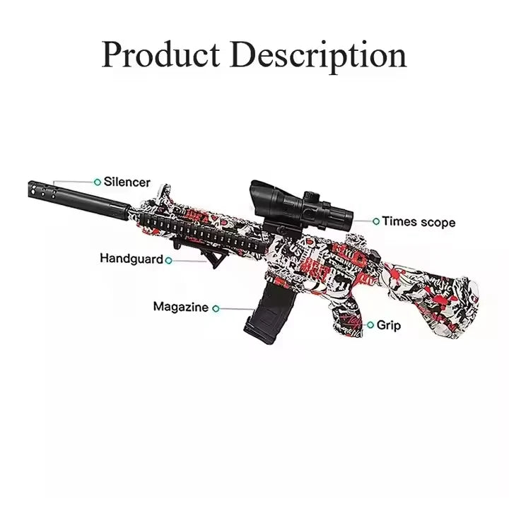 Electric Gel Ball Blasterlong Gun