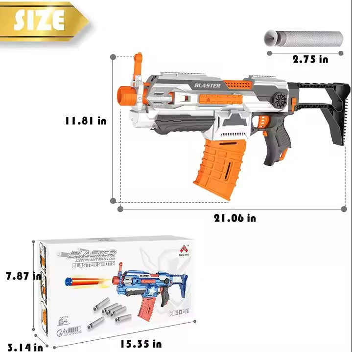 Electric Repeating Toy Gun Soft Bullet Gun