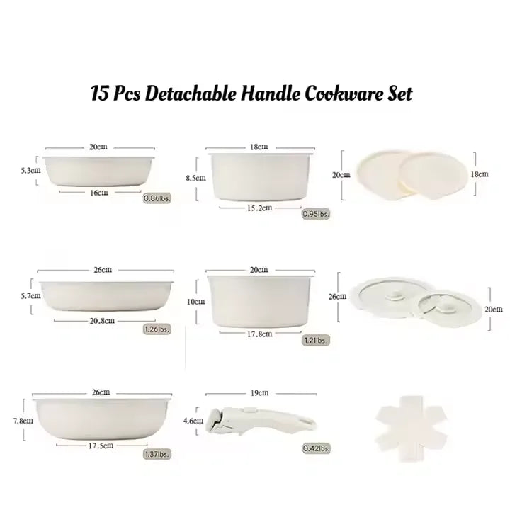 15 Piece Cookware Set