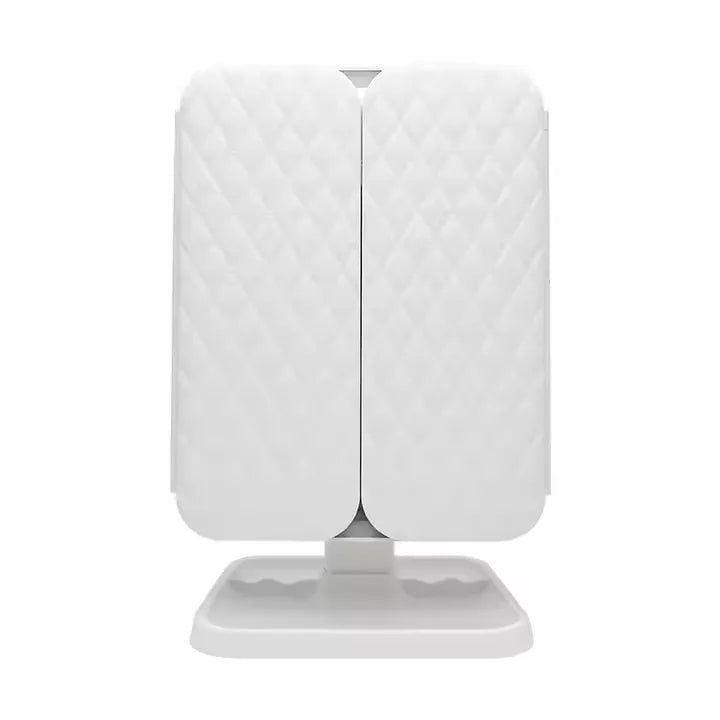 Led Triple Fold Makeup Mirror