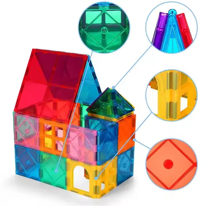 Colorful Window Magnetic Block Toy