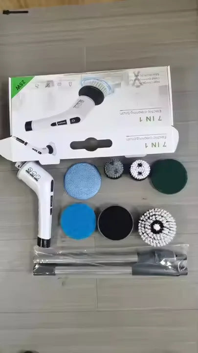 Wireless Electric Cleaning Brush Color: White, Black, Peach