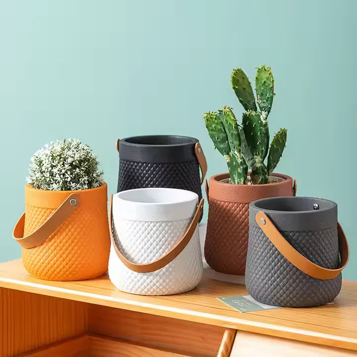 Ceramic Circular Flower Pot (Single)