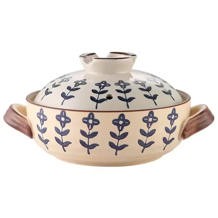Handmade Clay Pot Floral