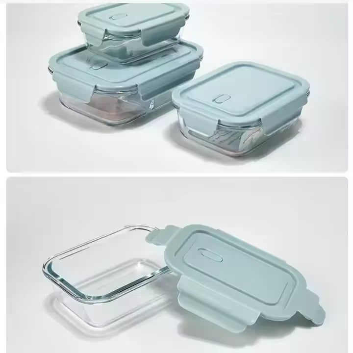 Air-Tight Glass Food Container