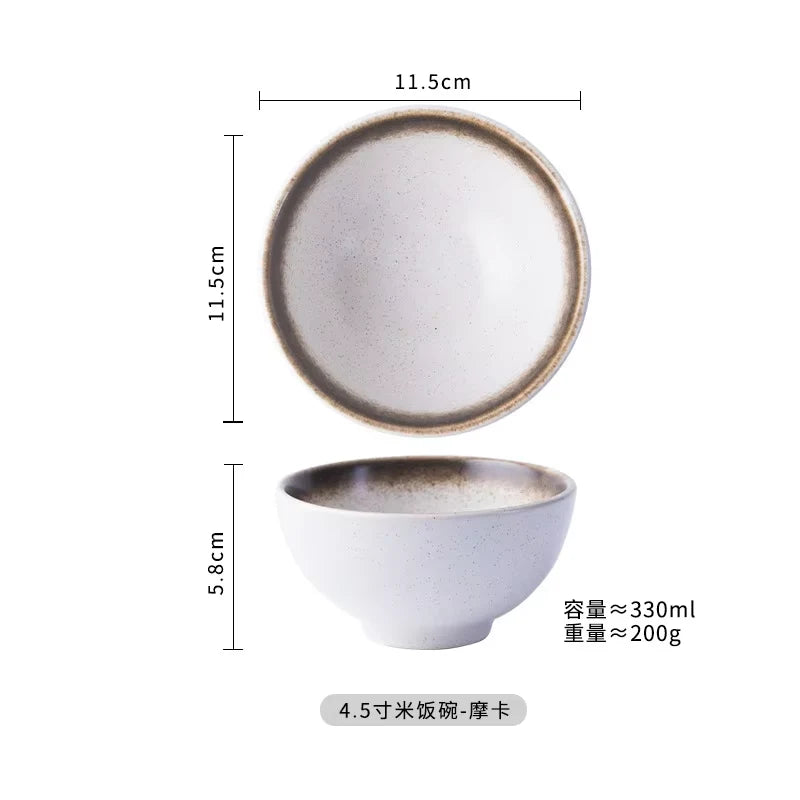 Korean Tableware Rice Bowl 4.5 Inches