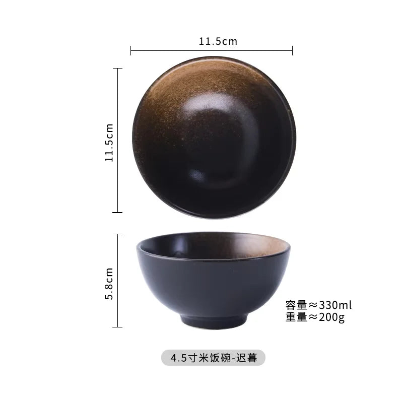 Korean Tableware Rice Bowl 4.5 Inches