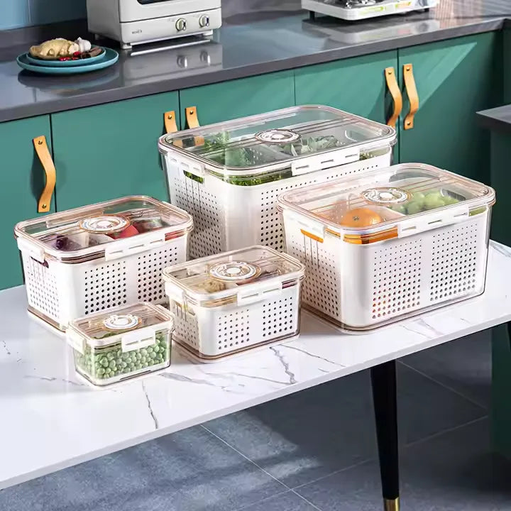 Refrigerator Fresh Storage Box Transparent
