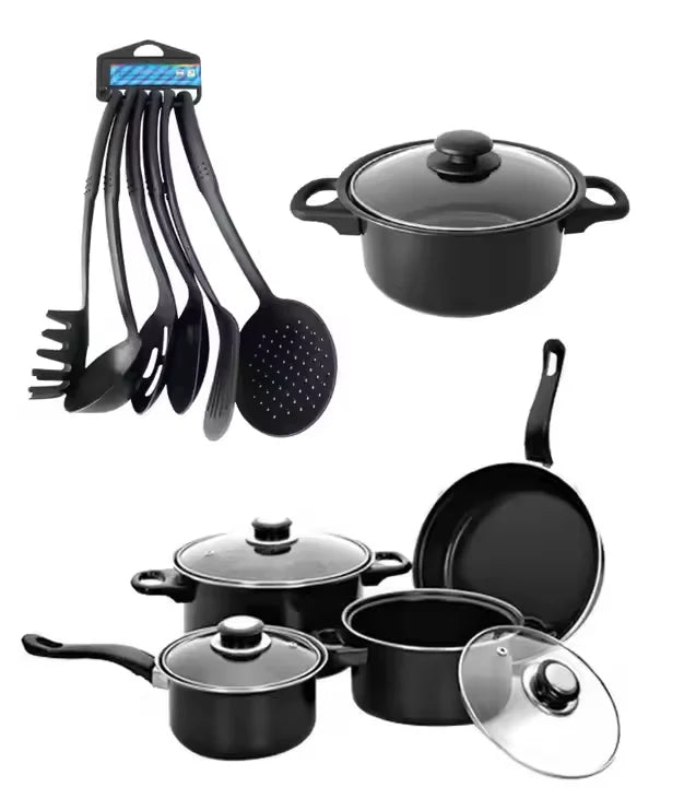 13 Piece Set of Non Stick Cookware