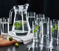 1.3L Duck Billed Pot With 6 High Cups