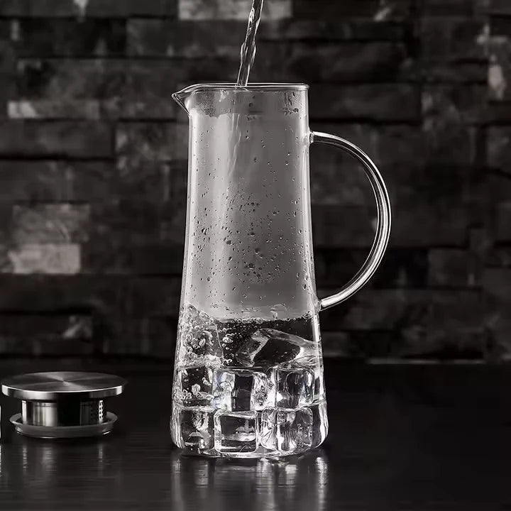 Glass Cold Water Pot Large Capacity