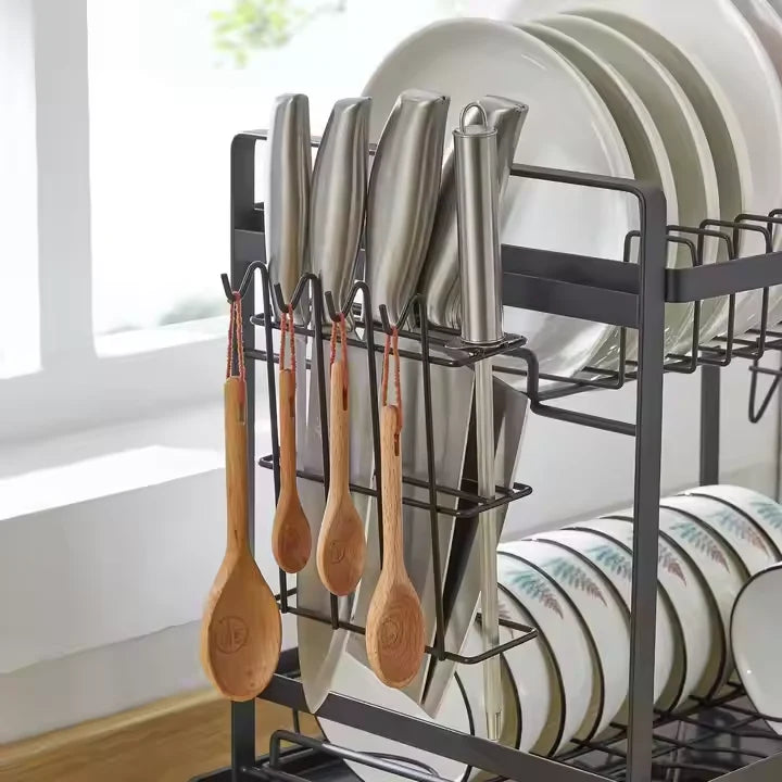 Two Layer Dismantling Dish Rack