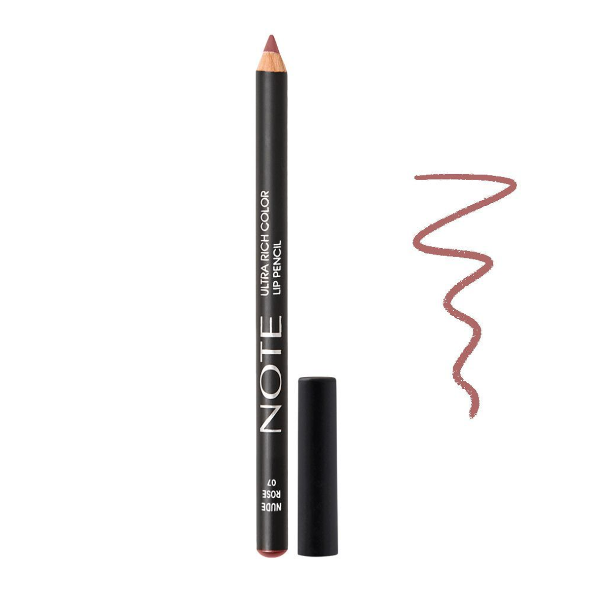 Note Ultra Rich Color Lip Pencil 07 Nude Rose