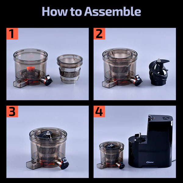 PowerPac Juice Extractor With Large Loading Tube, 150W