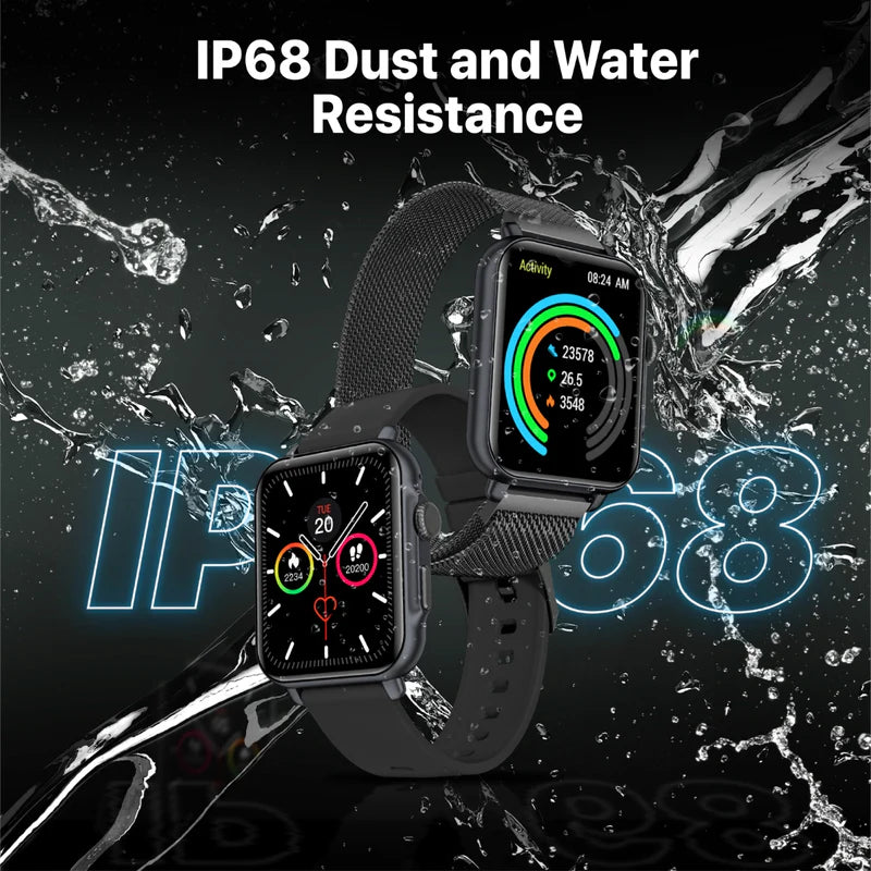 Promate Superfit™ Smartwatch With Handsfree Support, Graphite