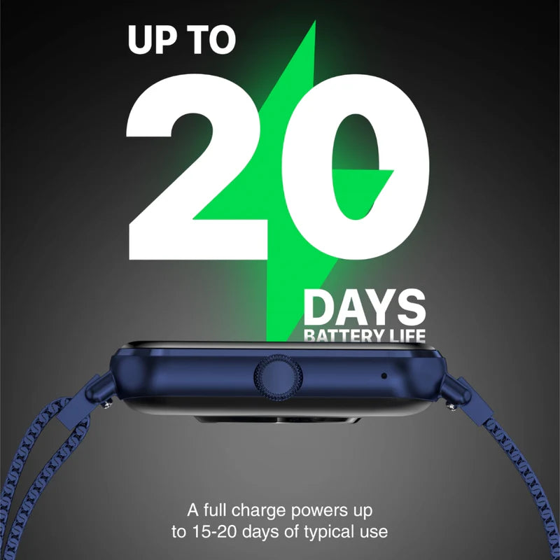 Promate Superfit™ Smartwatch With Media Storage, Blue