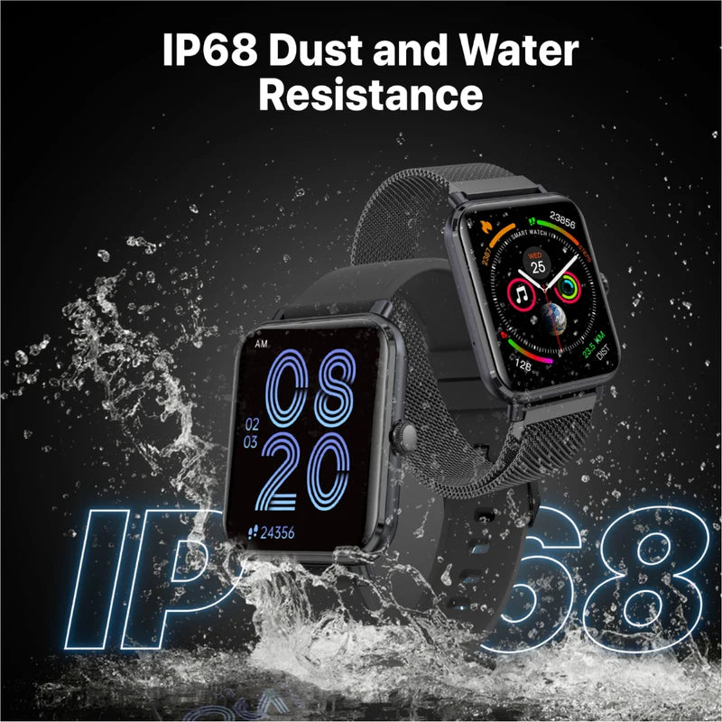 Promate Superfit™ Smartwatch With Media Storage, Graphite