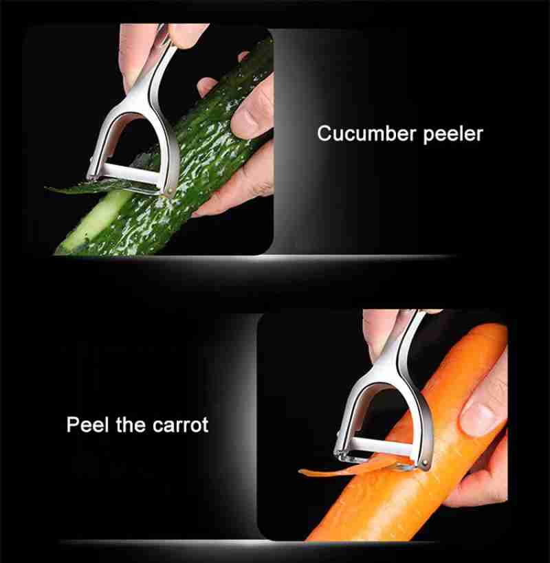 Vegetable Fruit and Vegetables Peeler - Black