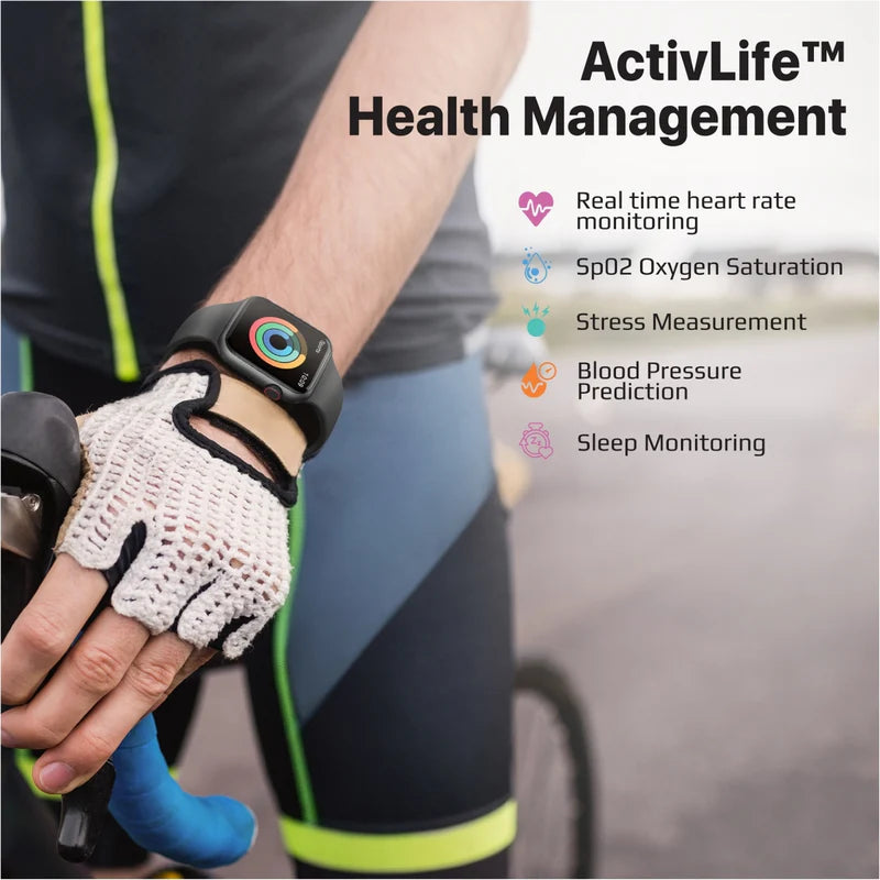 Promate Activlife™ Smartwatch With Hands-Free Function, Black