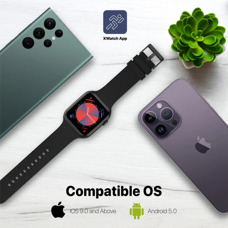 Promate Activlife™ Smartwatch With Hands-Free Function, Black