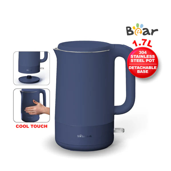 Bear Electric Kettle, Cordless Kettle Jug , Cordless Jug1.7L
