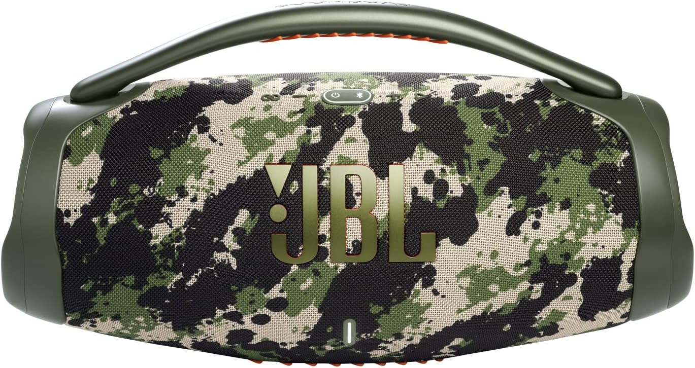 JBL Boombox 3 Portable Bluetooth Speaker, Camo