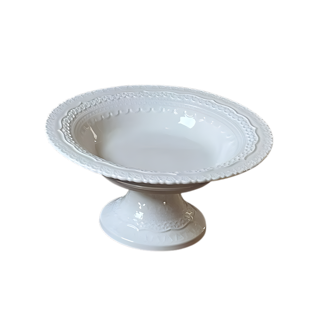 Embossed High Foot Fruit Tray 25.5 * 14