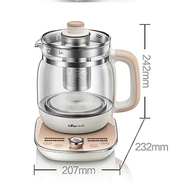 Bear Electric Health Multi-Function Kettle 20 Press Function, 1.5L