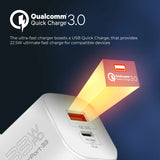 Promate 33W Power Delivery Ganfast Charging Adapter, White