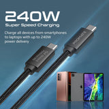 Promate 40Gbps Superspeed Usb4 Cable 200Cm