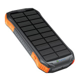 Promate 10000Mah Rugged Ecolight Solar Power Bank (20W, Wireless Charging, Usb-A & Usb-C)