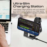 Promate Ultra-Slim Transparent Foldable 15W Magsafe Compatible Wireless Charging Station